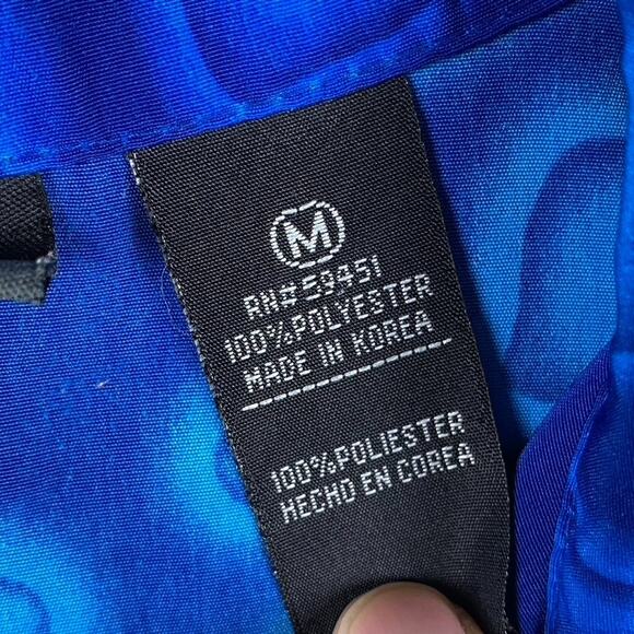 Vintage J/E/T Bold Graphic Button Up Shirt Men's M Jousting Horses Abstract - Picture 6 of 10